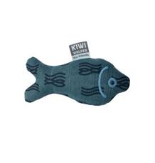 Hračka pes 4Elements Plush Fish modrá Kiwi 1 ks