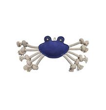Hračka pes animALL Krab s provazy kůže,barevný  33x20cm
