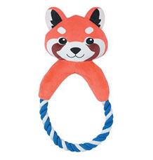 Hračka pes CALINOU PANDA ROPE plyš Zolux 1 ks