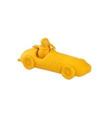 Hračka pes CIGAR latex,pískací,oranžová KW 19 cm