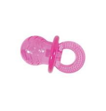 Hračka pes dudlík TPR POP PACIFIER růžová Zolux 10 cm