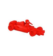 Hračka pes FORMULA latex,pískací,červená KW 19 cm