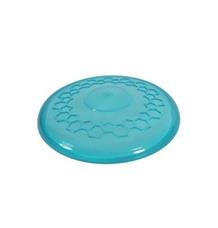 Hračka pes FRISBEE TPR POP tyrkysová 23 cm
