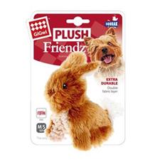 Hračka pes GiGwi Plush Friendz králíček hnědý plyš 1 ks