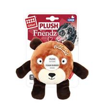 Hračka pes GiGwi Plush Friendz medvěd s gumovým kroužk