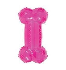Hračka pes kost BONE TPR POP růžová Zolux 14 cm Hračka pes kost BONE TPR POP růžová Zolux 14 cm
