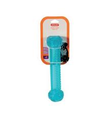 Hračka pes kost termoplastická guma 25cm tyrkys Zolux 1 ks Hračka pes kost termoplastická guma 25cm tyrkys Zolux 1 ks