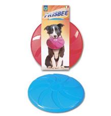 Hračka pes létající talíř Frisbee plastový 23,5 cm