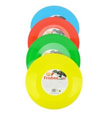 Hračka pes létající talíř plast různé barvy KAR 23 cm
