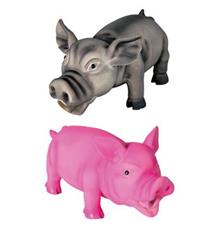 Hračka pes Prase domácí pískací latex  TR