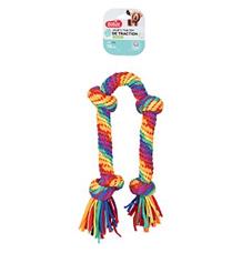 Hračka pes RAINBOW 4 Uzly 78cm Zolux 78cm