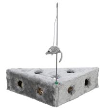 Hračka sýr Ementál s myškou 36x8x26/26 cm