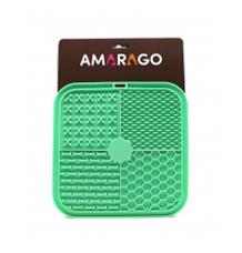 Amarago lízací podložka hranatá 20x20cm zelená 1 ks Amarago lízací podložka hranatá 20x20cm zelená 1 ks