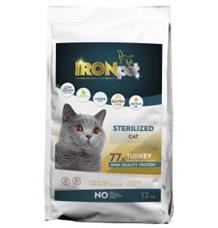 IRONpet Cat Sterilized Turkey (Krůta) 12 kg IRONpet Cat Sterilized Turkey (Krůta) 12 kg