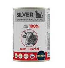 IRONpet Silver Cat Hovězí 100% masa, konzerva