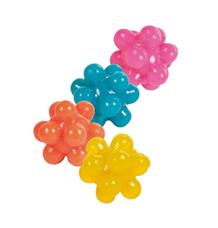 Ježaté kuličky mechová guma 3,5 cm 4 ks