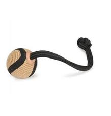 JUTOVÝ MÍČEK S POUTKEM 7 cm 1 ks JUTOVÝ MÍČEK S POUTKEM 7 cm 1 ks