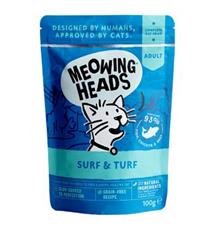 Kapsička MEOWING HEADS Surf & Turf 100 g Kapsička MEOWING HEADS Surf & Turf 100 g