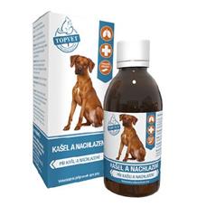 Kašel a nachlazení sirup pro psy TOPVET 200 ml Kašel a nachlazení sirup pro psy TOPVET 200 ml