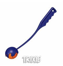 Katapult s mechovým gumovým míčem TRIXIE 6cm/30cm