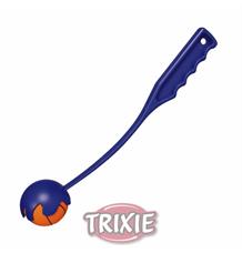 Katapult s mechovým gumovým míčem TRIXIE 5,5cm/50cm