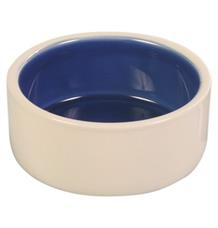 Keramická miska malá 0,35 l/12 cm - bílá/ modrá 1 ks Keramická miska malá 0,35 l/12 cm - bílá/ modrá 1 ks