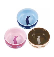 Keramická miska pro králíky barevná 250 ml/11 cm Keramická miska pro králíky barevná 250 ml/11 cm