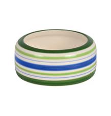 Keramická miska proužkovaná pro morčata 200 ml/11 cm Keramická miska proužkovaná pro morčata 200 ml/11 cm