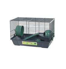 Klec křeček EHOP šedá/zelená s výbavou Zolux 50 cm Klec křeček EHOP šedá/zelená s výbavou Zolux 50 cm