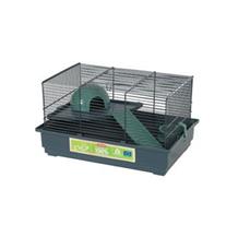 Klec myš EHOP 40cm šedá/zelená s výbavou Zolux
