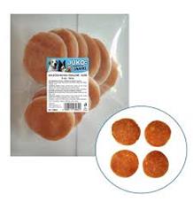Kolečko buvolí obalené kuřecím masem JUKO Snacks 5 cm (10 ks)