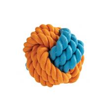 Kombinovaný Monty míč přírodní guma a bavlna KIDDOG modro/oranžová 8 cm Kombinovaný Monty míč přírodní guma a bavlna KIDDOG modro/oranžová 8 cm
