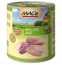 Konz. MACs Cat KACHNA, KRŮTA, KUŘE 400 g