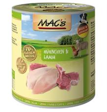 Konz. MACs Dog KUŘE a JEHNĚ 800 g Konz. MACs Dog KUŘE a JEHNĚ 800 g
