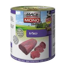 Konz. MACs Dog MONO Sensitive ZVĚŘINA 400 g Konz. MACs Dog MONO Sensitive ZVĚŘINA 400 g