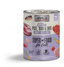 Konz. MACs Cat pro KOŤATA KRŮTA, HOVĚZÍ A KACHNA 200 g