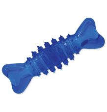 Hračka DOG FANTASY kost gumová s bodlinkami 12 cm Modrá