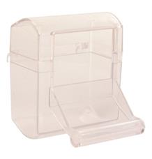 Krmítko kryté, průhledné 70 ml/7x7 cm 1 ks Krmítko kryté, průhledné 70 ml/7x7 cm 1 ks