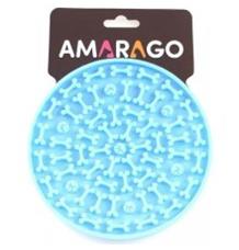 Amarago lízací podložka kruh modrý 1 ks Amarago lízací podložka kruh modrý 1 ks