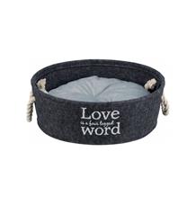 Kulatý pelech LIAN šedý 45 cm Kulatý pelech LIAN šedý 45 cm