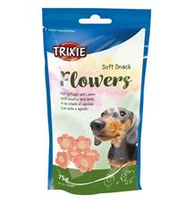 Soft Snack FLOWERS Light - měkké kytičky jehněčí/kuřecí 75 g
