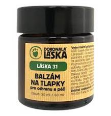 LÁSKA 31 - Balzám na tlapky pro ochranu a péče 60 ml LÁSKA 31 - Balzám na tlapky pro ochranu a péče 60 ml