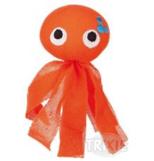 Látková chobotnice s catnipem pro kočky 11 cm Látková chobotnice s catnipem pro kočky 11 cm