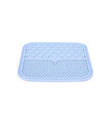 Lízací podložka pro psy SILICONE modrá L Zolux 30 cm x 30 cm x 1,2 cm - modrá L
