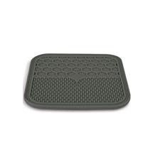Lízací podložka pro psy SILICONE šedá L Zolux 30 cm x 30 cm x 1,2 cm - šedá L
