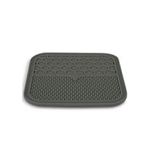 Lízací podložka pro psy SILICONE šedá M Zolux 21 cm x 21 cm x 1,2 cm - šedá M