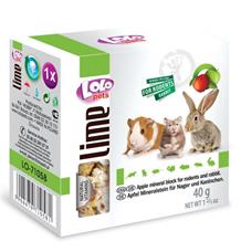 LOLO jablečný minerální kámen pro hlodavce 1 ks LOLO jablečný minerální kámen pro hlodavce 1 ks