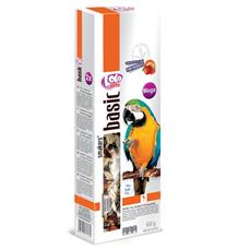 LOLO SMAKERS MEGA 2 klasy ovocné pro velké papoušky 450 g LOLO SMAKERS MEGA 2 klasy ovocné pro velké papoušky 450 g