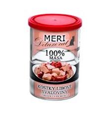 MERI Deluxe Cat kostky libové svaloviny, konzerva