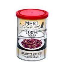 MERI Deluxe Cat kuřecí srdce, konzerva